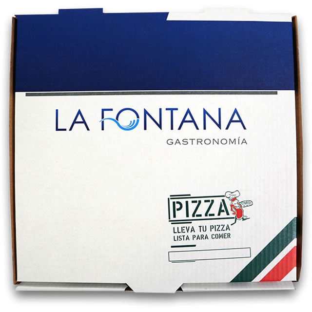 Banquetes Premier - CAJAS PARA PIZZA 25x25 FONTANA 50 UND